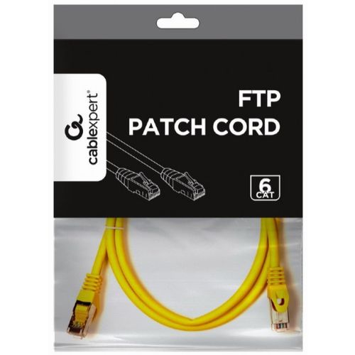 PP6-1M/Y Gembird Mrezni kabl, CAT6 FTP Patch cord 1m yellow slika 2
