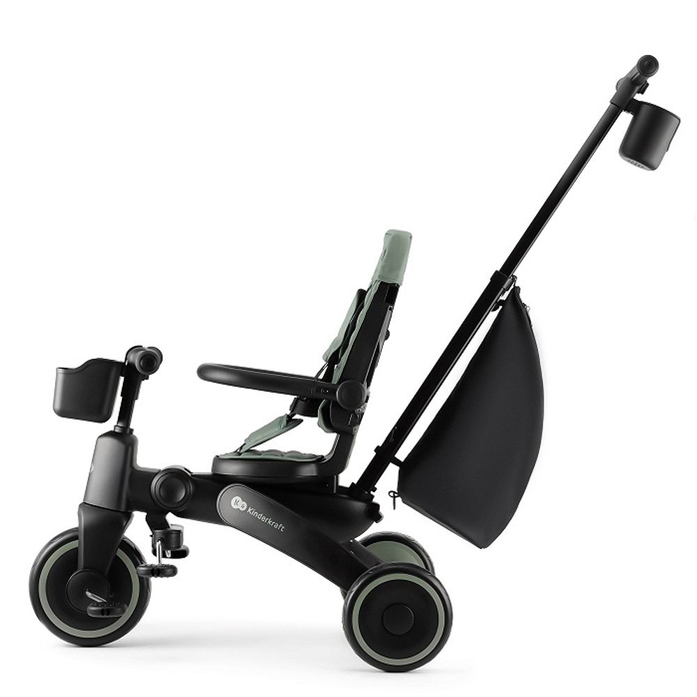 Kinderkraft Sklopivi rotirajući tricikl 5U1 Jazz 2, Grey/Green - OŠTEĆENA AMBALAŽA slika 8
