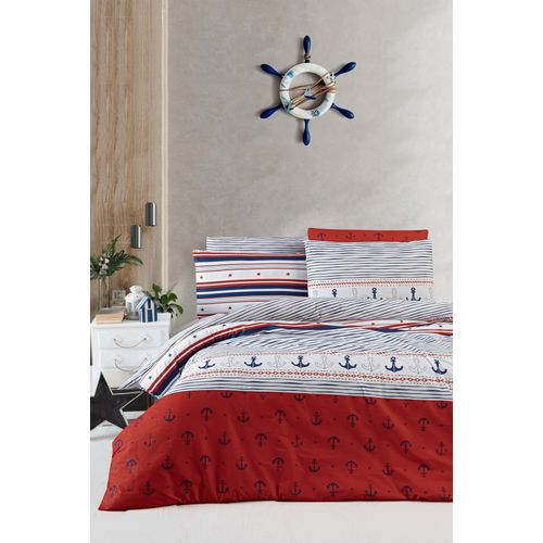 Anchore White
Red
Dark Blue Ranforce Single Quilt Cover Set slika 2