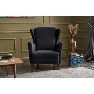 Lola Berjer - Anthracite Anthracite Wing Chair