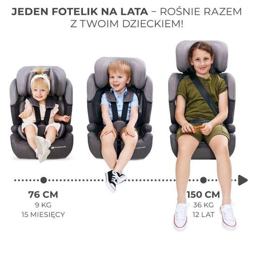 Kinderkraft auto sedište Comfort Up 2 I-Size 76-150 Pink slika 5