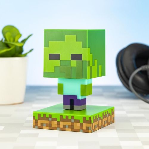 Paladone Zombie Icon Light V2 - Minecraft Svjetiljka slika 2