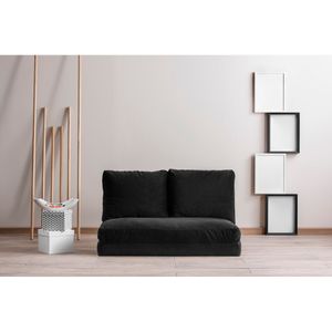 Taida - Black Black 2-Seat Sofa-Bed