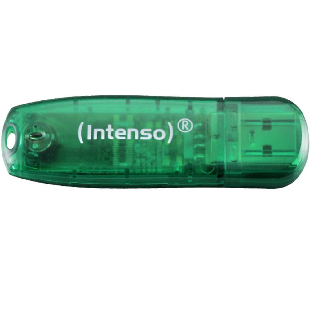 (Intenso) USB Flash drive 8GB Hi-Speed USB 2.0, Rainbow Line, ZELENI - USB2.0-8GB/Rainbow slika 3