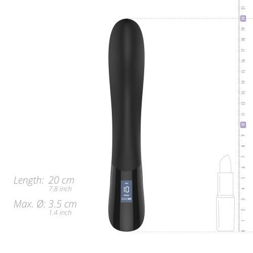 Digitalni vibrator G točke BLACQ, crni slika 9