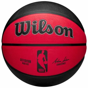 Wilson nba team city edition miami heat out ball wz4024216xb