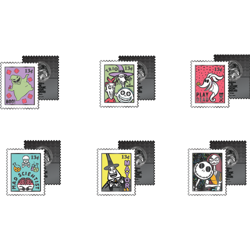 Funko Blind Box Enamel Pins: Disney: Nightmare Before Christmas: Stamps slika 1