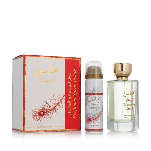 Lattafa Mahasin Crystal EDP 100 ml + DEO VAPO 75 ml (woman) slika 2