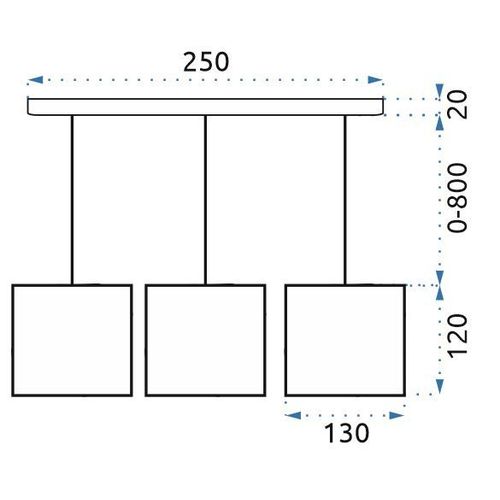 TOOLIGHT Kristalna stropna svjetiljka Crna APP513-3CPR slika 15