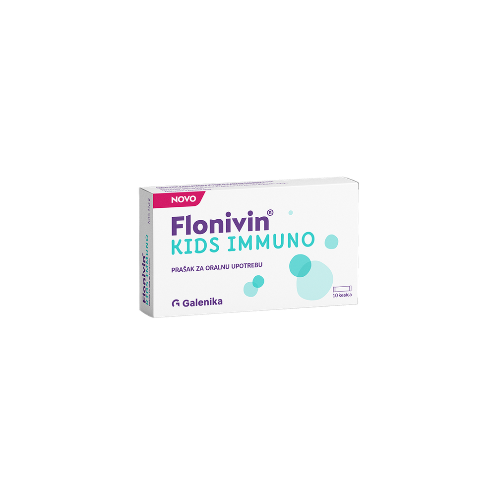 FLONIVIN KIDS IMMUNO A10 - Sinbiotski Dijetetski Suplement za Djecu slika 1