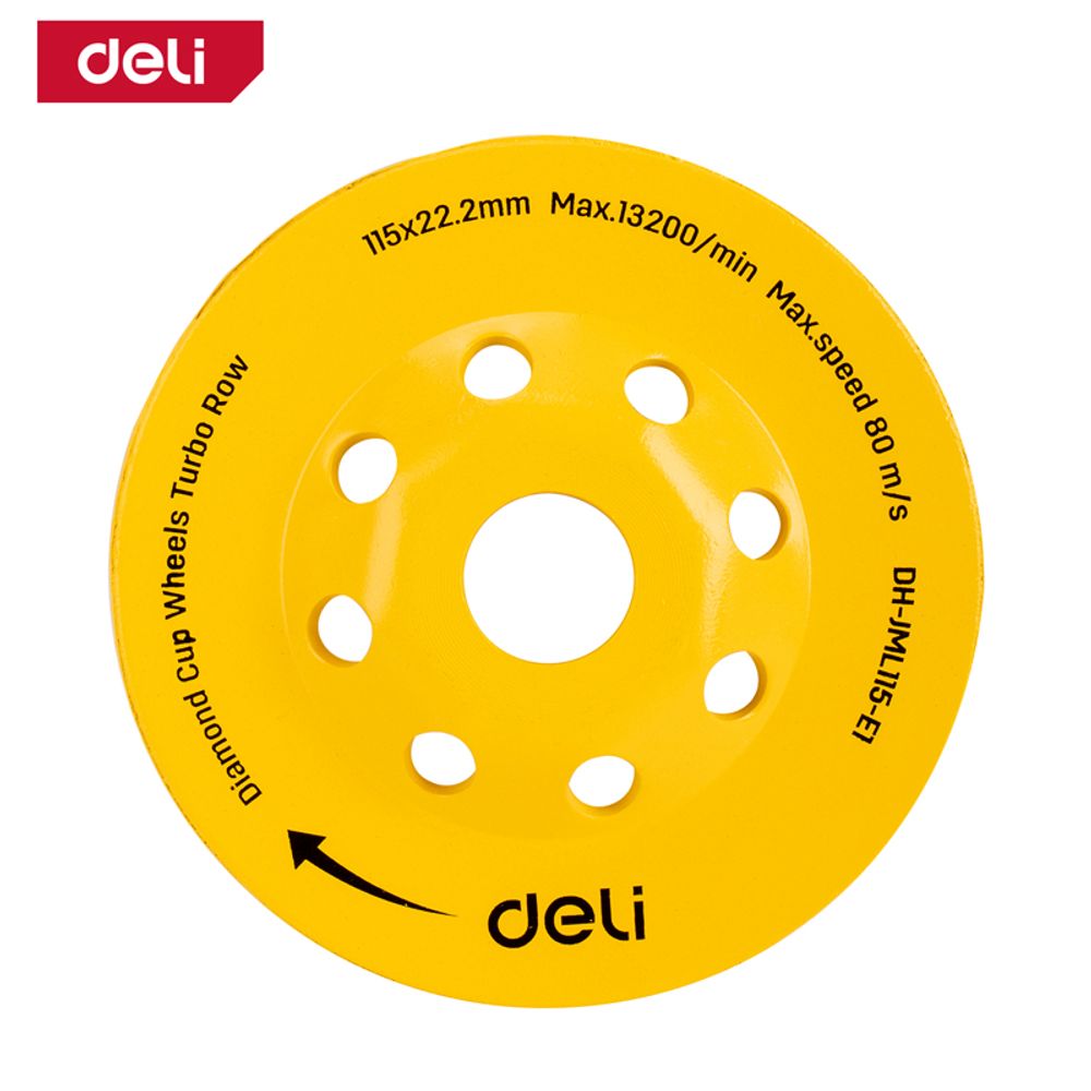 Dijamantska brusna ploča turbo 115mm Deli EDH-JML115-E1 slika 1