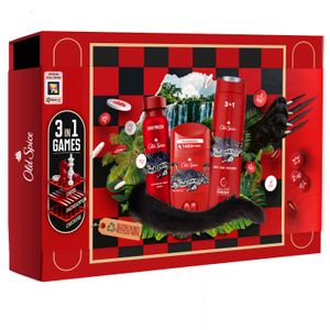 Old Spice Gamebox poklon paket, 3 Proizvoda Night Panther i 3 društvene igre