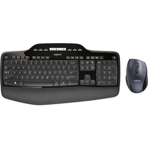 Logitech Wireless Desktop MK710, bežični set s SLO gravurom slika 1