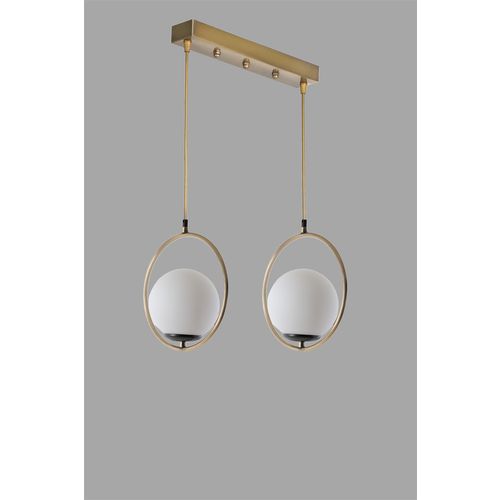 Ring 2 Li Sıralı Beyaz Camlı Eskitme Sarkıt White
Copper Chandelier slika 2