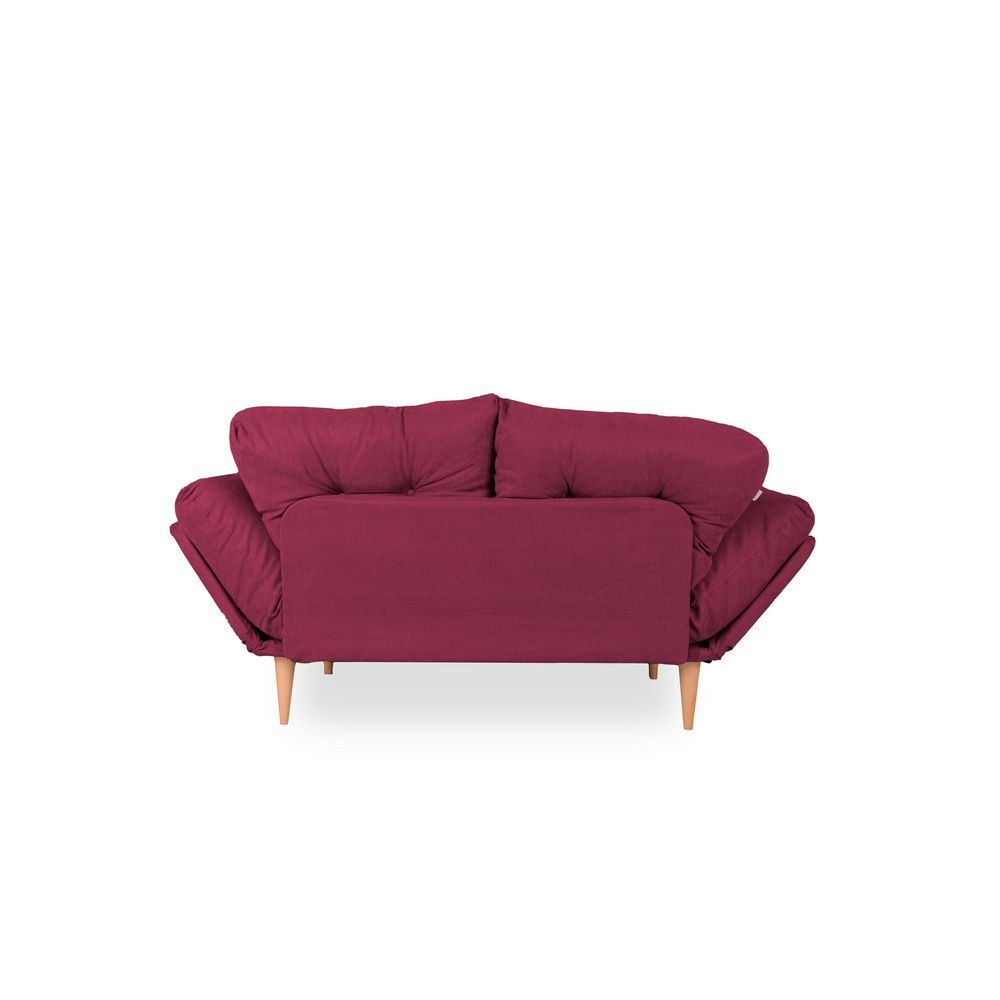 Nina Daybed - Tamno Crvena GR105 Trokrvni Sofa-Krevet slika 6