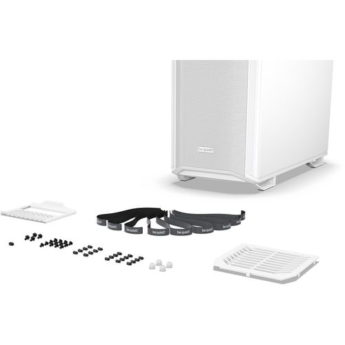 be quiet! BGW59 DARK BASE 700 White, MB compatibility: E-ATX / ATX / M-ATX / Mini-ITX, Three pre-installed be quiet! Silent Wings 4 140mm fans, PWM and ARGB Hub for up to 8 PWM fans and 2 ARGB components slika 10