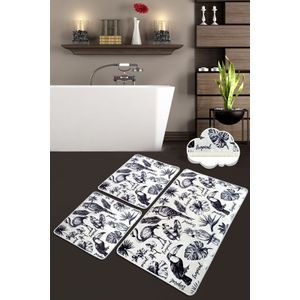 Set višebojnih kupatilskih prostirki Lorı (3 komada)