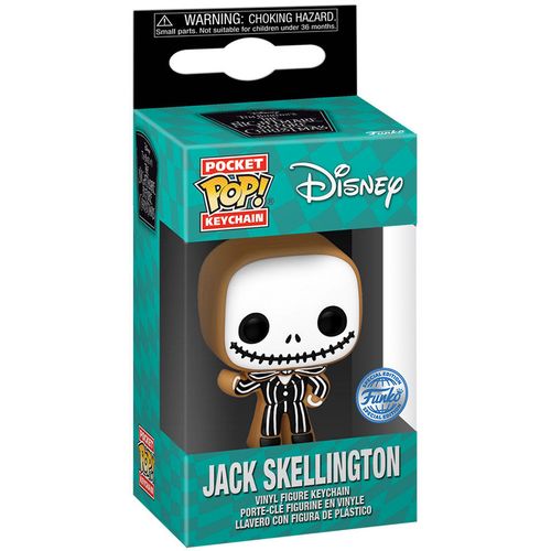 Pocket POP Keychain Disney Nightmare Before Christmas Jack Skellington Gingerbread Exclusive slika 1