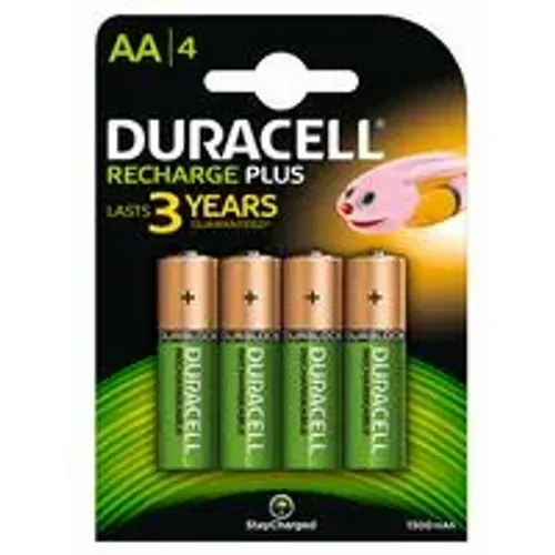 Punjiva baterija Duracell AA 1300 mAh (pak 4 kom) slika 1