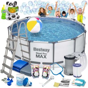 Okvirni vrtni bazen 366 x 122 cm 18u1 Bestway + gratis aparat za mjehuriće