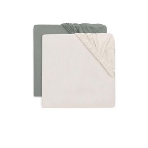 Jollein Navlaka za madrac Sea Green/Ivory 120 × 60cm, 2kom