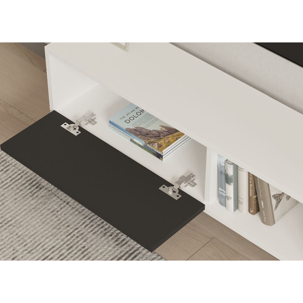 Funda Anthracite Bijeli TV Stalak slika 3