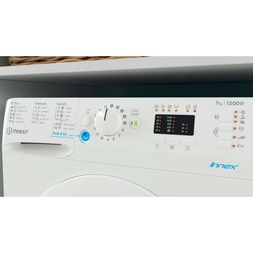 Indesit BWA71252WEEN veš mašina, kapacitet 7 kg, 1200 rpm, dubina 54 cm slika 7