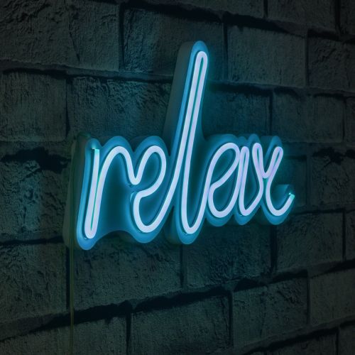 Wallity Ukrasna plastična LED rasvjeta, Relax - Blue slika 11