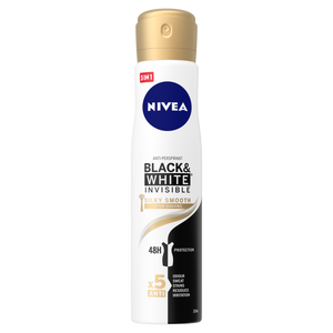 NIVEA Black&White Invisible Silky Smooth sprej za žene 250ml