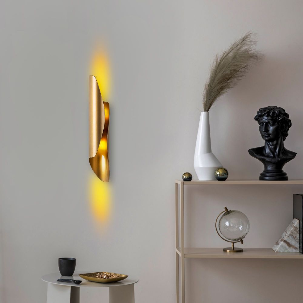 Zidna Lampa Flare - 15357, boje: Zlato slika 3