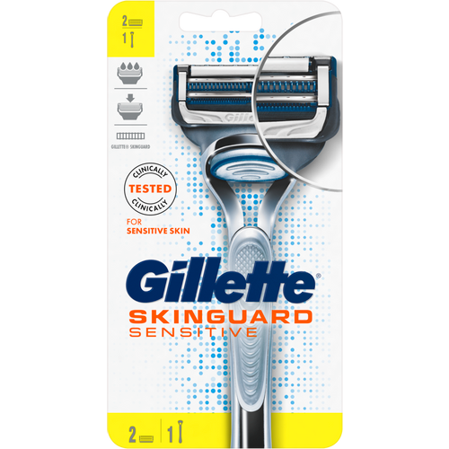 Gillette skinguard sensitive brijač + 2 dopune slika 1