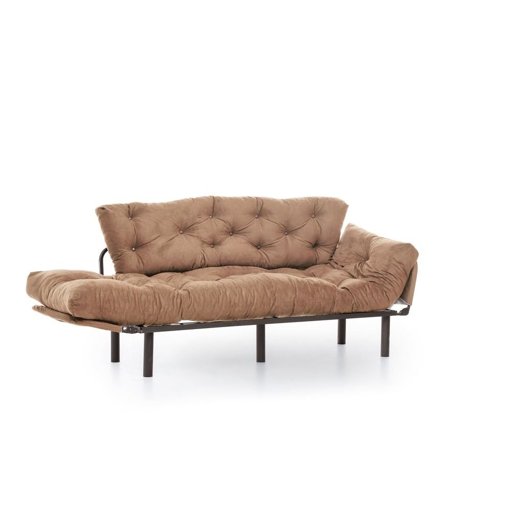 Nitta Triple - Svijetlosmeđi trosjed na razvlačenje slika 6