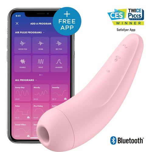 Vibrator Satisfyer Curvy 2+, ružičasti slika 5