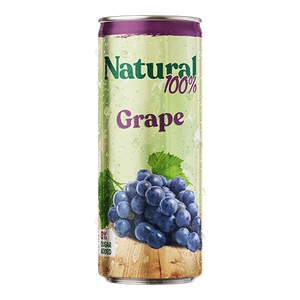  Natural 100% sok Grožđe limenka 250ml