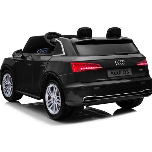 Licencirani Audi Q5 dvosjed crni lakirani - auto na akumulator slika 3