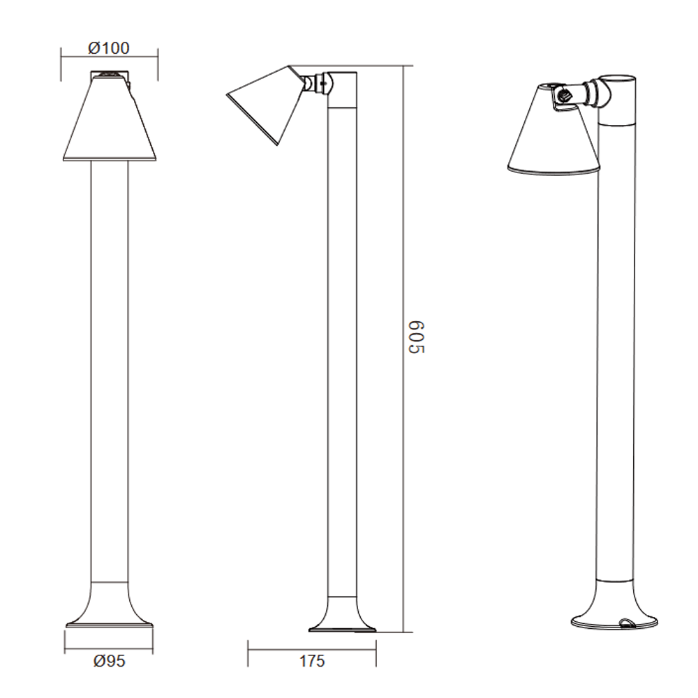 KAVERI PODNA LAMPA 60cm. slika 4