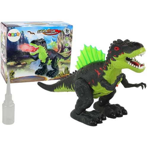 Dinosaur na baterije s parom zeleni slika 1