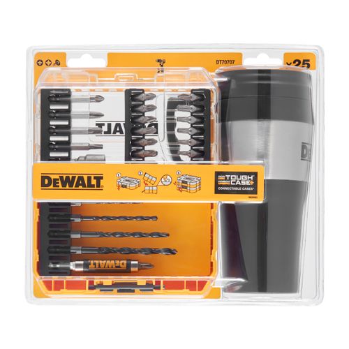 DEWALT 25 dijelni set bitova + šalica slika 1