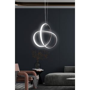 Aurigae Black-White Light Black Chandelier