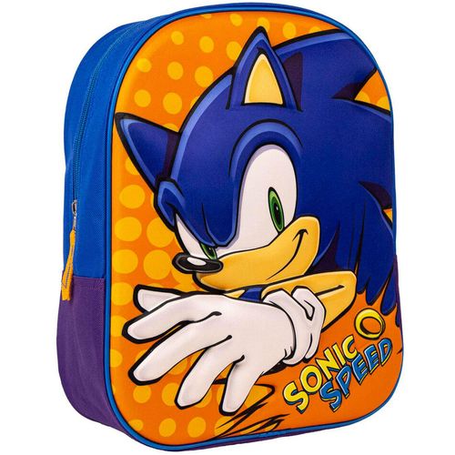 Sonic The Hedgehog 3D backpack 31cm slika 1