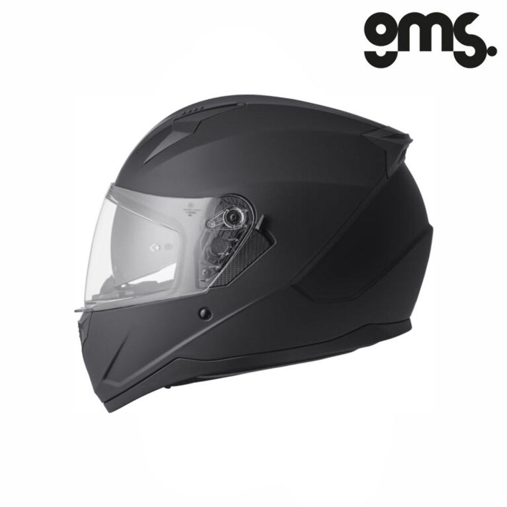 Zatvorena - full face kaciga za motor GMS Hexago - Crna vel.2XL slika 3