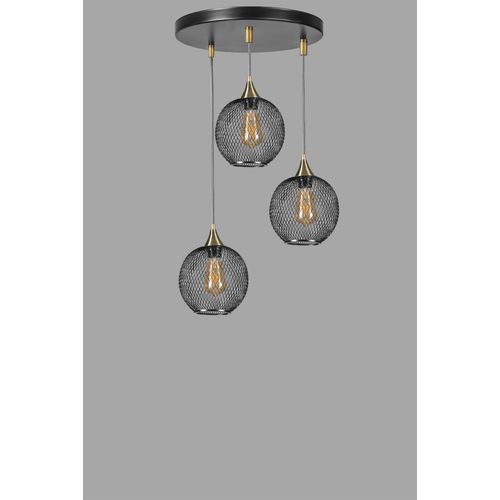 Jupiter 8721-3 Black Chandelier slika 2