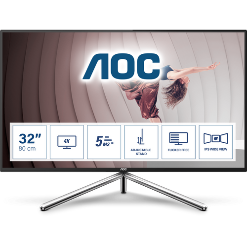 AOC U32U1 31.5" IPS 4K Monitor - Dizajn Studio FA Porsche slika 2