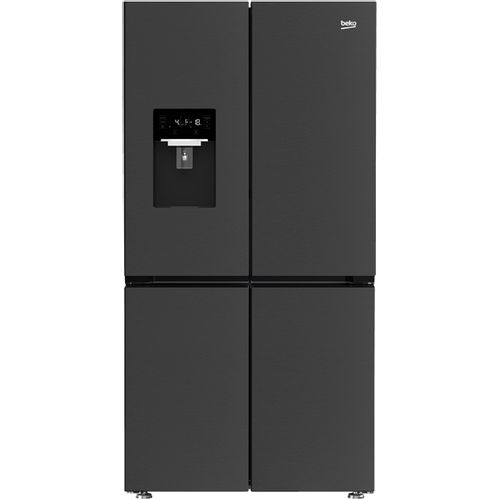 Beko GN1426240ZDXBRN Side by side frižider, Neo Frost, Visina 182 cm, Širina 90.8 cm, Crni Inox slika 1