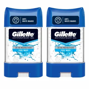 Gillette Series Cool Wave muški deozodorans gel 2x70 ml