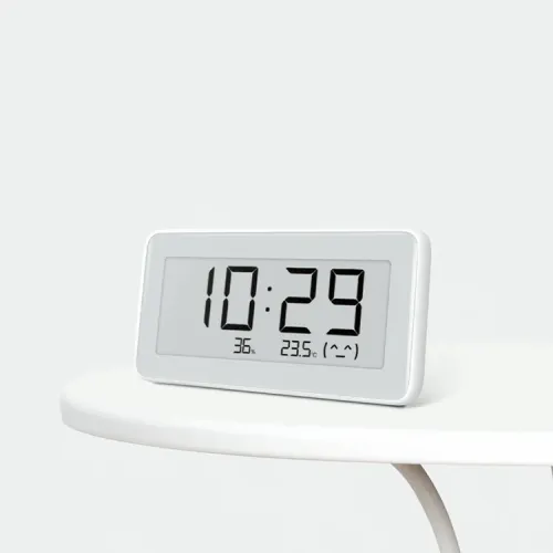 Xiaomi Temperature and Humidity Monitor Clock bela slika 1