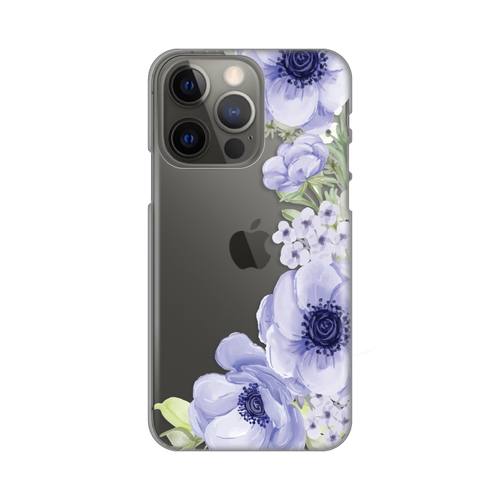 Torbica Silikonska Print Skin za iPhone 13 Pro 6.1 Blue Roses slika 1