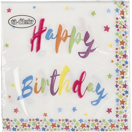 Spirit Events salveta 20/1 33x33 "Birthday 01" 3-slojni slika 1