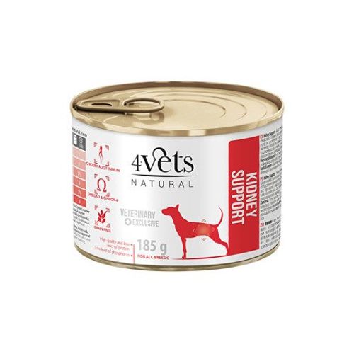 4Vets Natural Dog Veterinarska Dijeta Kidney Support 185g slika 1