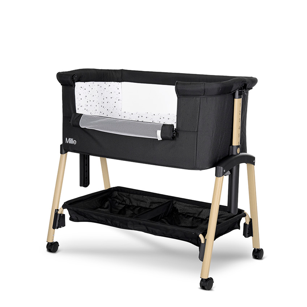 Lorelli Krevetić Millie, Black/Wooden slika 2